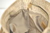 Authentic FENDI Zucchino Vintage Shoulder Hand Bag Canvas Leather Beige 0219G