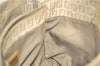 Authentic FENDI Zucchino Vintage Shoulder Hand Bag Canvas Leather Beige 0219G