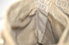 Authentic FENDI Zucchino Vintage Shoulder Hand Bag Canvas Leather Beige 0219G