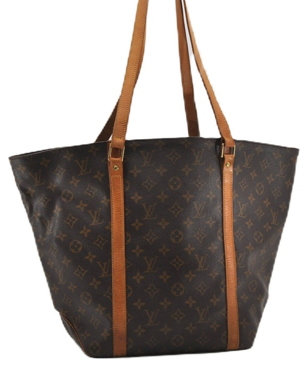 Authentic Louis Vuitton Monogram Sac Shopping PM Tote Bag M51108 LV 0220G