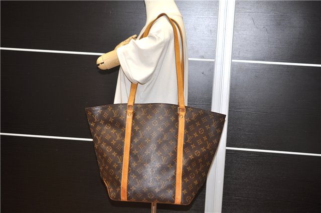 Authentic Louis Vuitton Monogram Sac Shopping PM Tote Bag M51108 LV 0220G
