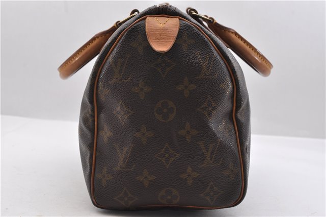 Authentic Louis Vuitton Monogram Speedy 25 Hand Bag Purse M41528 LV 0222D