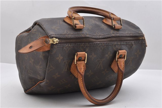 Authentic Louis Vuitton Monogram Speedy 25 Hand Bag Purse M41528 LV 0222D