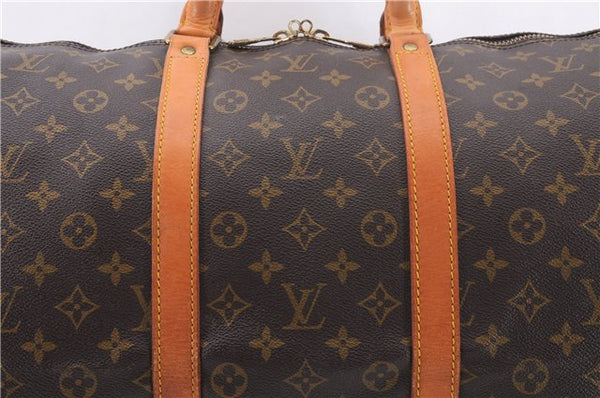 Authentic Louis Vuitton Monogram Keepall 55 Travel Boston Bag M41424 LV 0222F