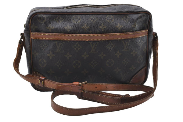 Auth Louis Vuitton Monogram Trocadero 30 Shoulder Cross Body Bag M51272 LV 0224E