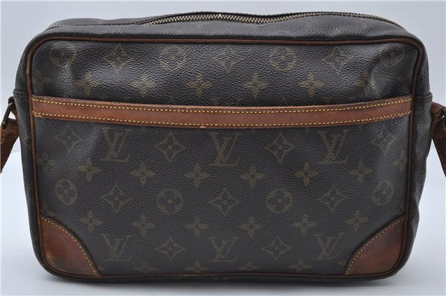 Auth Louis Vuitton Monogram Trocadero 30 Shoulder Cross Body Bag M51272 LV 0224E