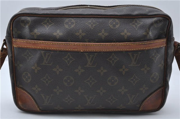 Auth Louis Vuitton Monogram Trocadero 30 Shoulder Cross Body Bag M51272 LV 0224E