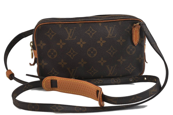 Auth Louis Vuitton Monogram Marly Bandouliere Shoulder Cross Bag M51828 LV 0225D