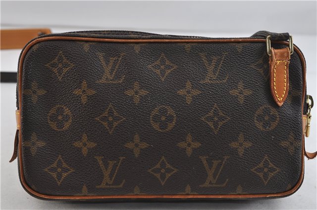 Auth Louis Vuitton Monogram Marly Bandouliere Shoulder Cross Bag M51828 LV 0225D