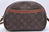 Authentic Louis Vuitton Monogram Blois Shoulder Cross Body Bag M51221 LV 0225E