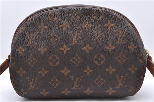 Authentic Louis Vuitton Monogram Blois Shoulder Cross Body Bag M51221 LV 0225E