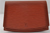 Authentic Louis Vuitton Epi Tilsitt Waist Body Clutch Bag Brown M52603 LV 0225G