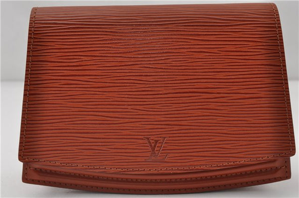 Authentic Louis Vuitton Epi Tilsitt Waist Body Clutch Bag Brown M52603 LV 0225G
