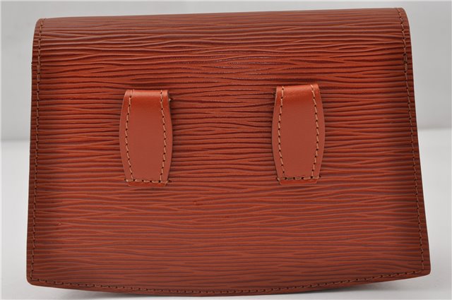 Authentic Louis Vuitton Epi Tilsitt Waist Body Clutch Bag Brown M52603 LV 0225G