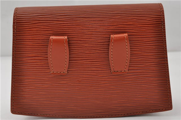 Authentic Louis Vuitton Epi Tilsitt Waist Body Clutch Bag Brown M52603 LV 0225G