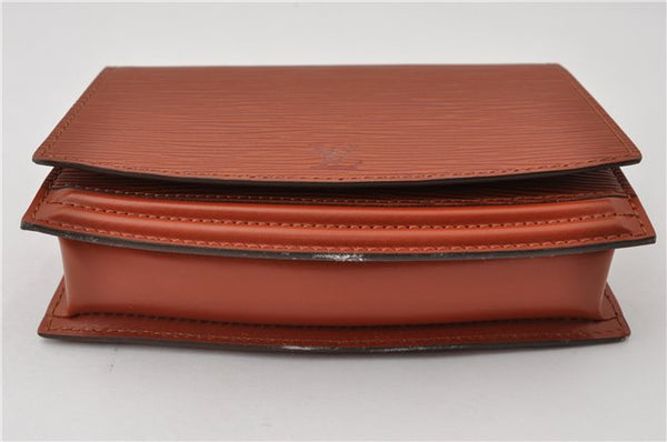 Authentic Louis Vuitton Epi Tilsitt Waist Body Clutch Bag Brown M52603 LV 0225G