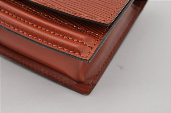 Authentic Louis Vuitton Epi Tilsitt Waist Body Clutch Bag Brown M52603 LV 0225G