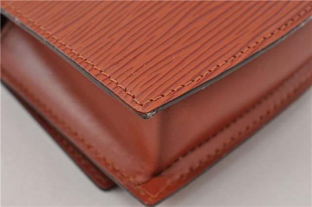 Authentic Louis Vuitton Epi Tilsitt Waist Body Clutch Bag Brown M52603 LV 0225G
