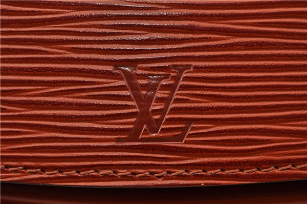 Authentic Louis Vuitton Epi Tilsitt Waist Body Clutch Bag Brown M52603 LV 0225G