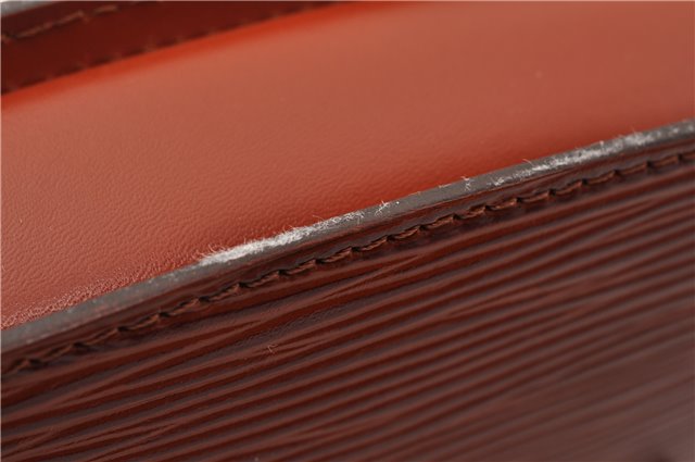 Authentic Louis Vuitton Epi Tilsitt Waist Body Clutch Bag Brown M52603 LV 0225G