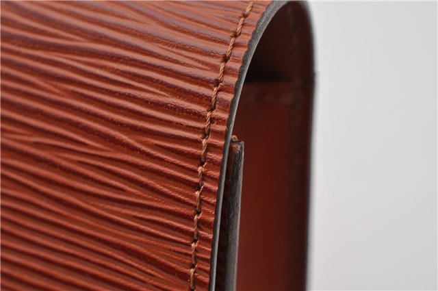 Authentic Louis Vuitton Epi Tilsitt Waist Body Clutch Bag Brown M52603 LV 0225G