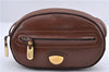 Authentic GUCCI Shoulder Crooss Body Bag Purse Leather Brown 0226D