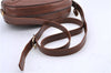 Authentic GUCCI Shoulder Crooss Body Bag Purse Leather Brown 0226D