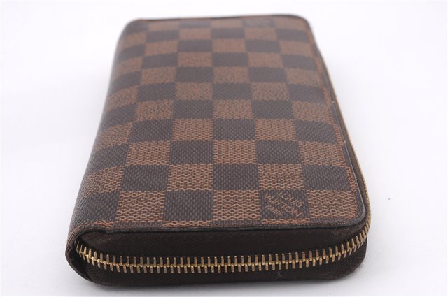 Authentic Louis Vuitton Damier Zippy Long Wallet Purse N60015 LV Box 0226F