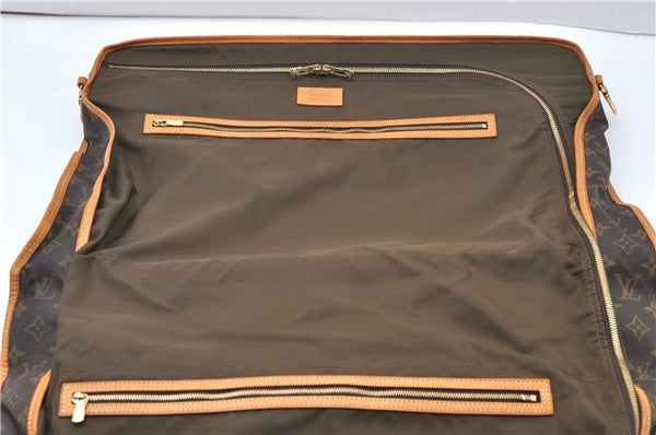 Authentic Louis Vuitton Monogram Portable Cabine Garment Cover M23420 LV 0226G