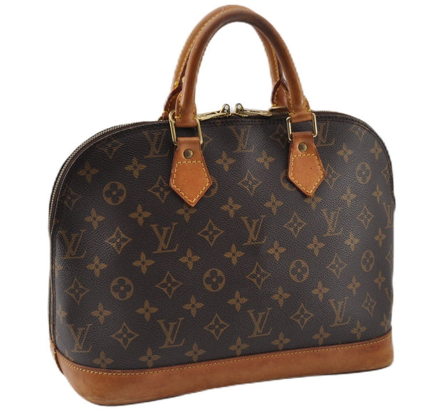 Authentic Louis Vuitton Monogram Alma Hand Bag Purse M51130 LV 0227G