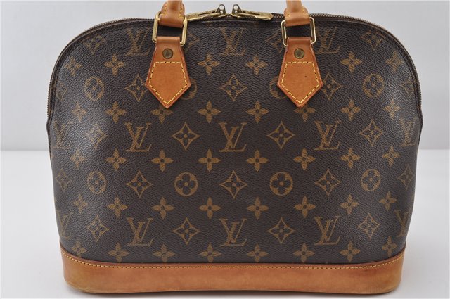 Authentic Louis Vuitton Monogram Alma Hand Bag Purse M51130 LV 0227G
