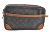Authentic Louis Vuitton Monogram Compiegne 28 Clutch Hand Bag M51845 LV 0229G