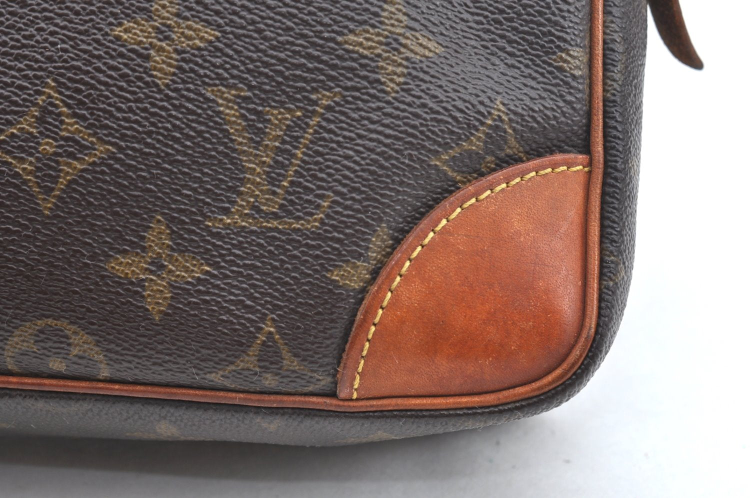Authentic Louis Vuitton Monogram Compiegne 28 Clutch Hand Bag M51845 LV 0229G
