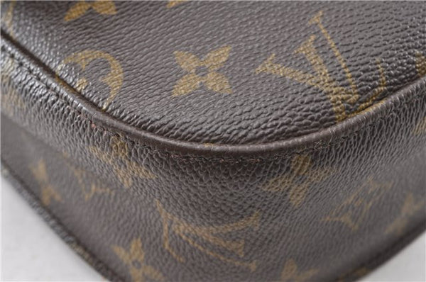 Authentic Louis Vuitton Monogram Saint Cloud GM M51242 Shoulder Cross Bag 0231G