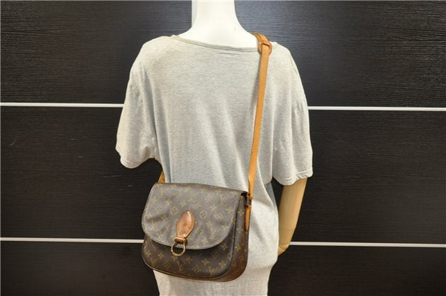 Authentic Louis Vuitton Monogram Saint Cloud GM M51242 Shoulder Cross Bag 0231G