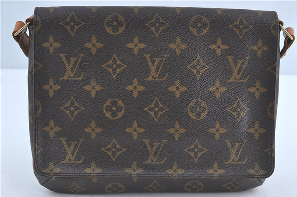 Authentic Louis Vuitton Monogram Musette Tango Shoulder Bag M51257 LV 0233C
