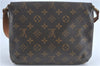 Authentic Louis Vuitton Monogram Musette Tango Shoulder Bag M51257 LV 0233C