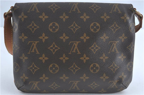 Authentic Louis Vuitton Monogram Musette Tango Shoulder Bag M51257 LV 0233C