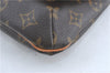 Authentic Louis Vuitton Monogram Musette Tango Shoulder Bag M51257 LV 0233C