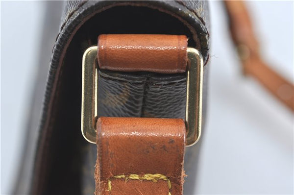 Authentic Louis Vuitton Monogram Musette Tango Shoulder Bag M51257 LV 0233C