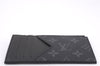 Auth Louis Vuitton Monogram Eclipse Taiga Coin Card Holder Case M30271 LV 0233F