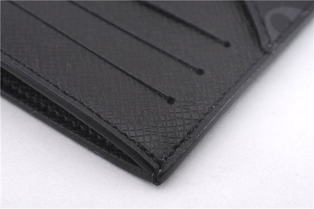 Auth Louis Vuitton Monogram Eclipse Taiga Coin Card Holder Case M30271 LV 0233F