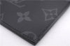 Auth Louis Vuitton Monogram Eclipse Taiga Coin Card Holder Case M30271 LV 0233F
