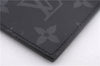 Auth Louis Vuitton Monogram Eclipse Taiga Coin Card Holder Case M30271 LV 0233F