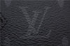 Auth Louis Vuitton Monogram Eclipse Taiga Coin Card Holder Case M30271 LV 0233F