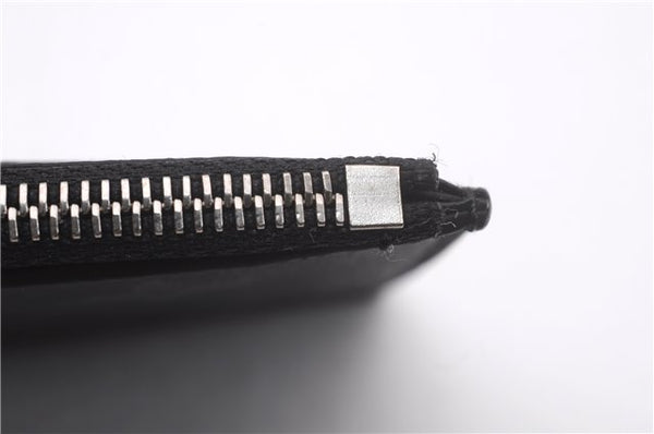 Auth Louis Vuitton Monogram Eclipse Taiga Coin Card Holder Case M30271 LV 0233F