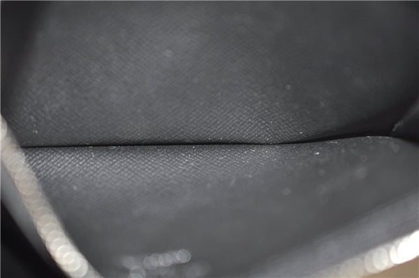 Auth Louis Vuitton Monogram Eclipse Taiga Coin Card Holder Case M30271 LV 0233F