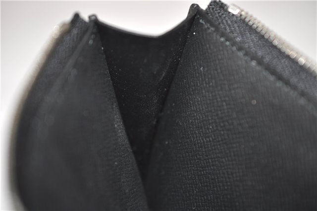 Auth Louis Vuitton Monogram Eclipse Taiga Coin Card Holder Case M30271 LV 0233F