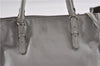 Authentic BALENCIAGA Papier Mini 2Way Hand Bag Leather 305572 Light Gray 0236G