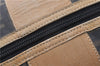 Authentic FENDI Zucca Shoulder Hand Boston Bag Purse Canvas Leather Brown 0237G